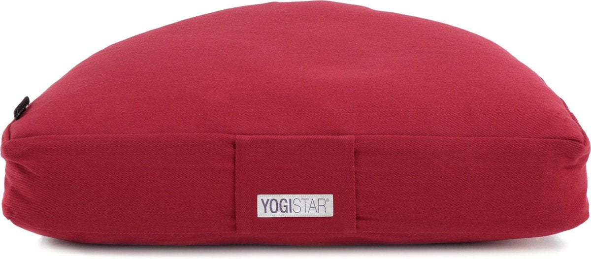 Meditatiekussen - halve maan red Meditatiekussen YOGISTAR