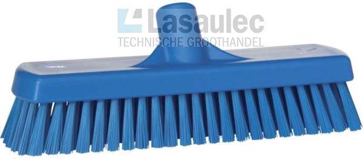 Vikan Vloerschrobber blauw met harde polyester vezels - 7060-3