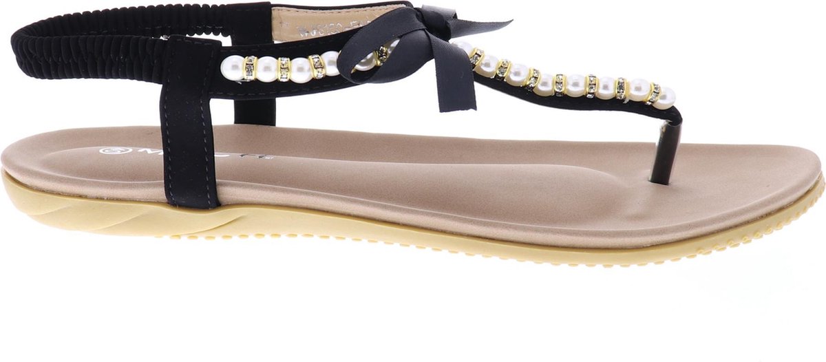 Mrch Label Senne Sandalen Dames - Slippers - zwart