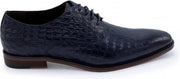 GENTS | Schoenen Heren | Nette Veterschoen structuur blauw 0056 Maat 46