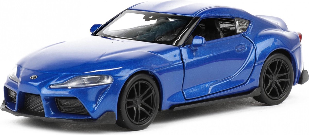 Welly Schaalmodel Toyota Supra 11 Cm Staal Blauw