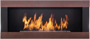 Bruine Ethanol Sfeerhaard H-Line 90 x 40 CM Inbouw of Hangend Bioethanolhaarden.com