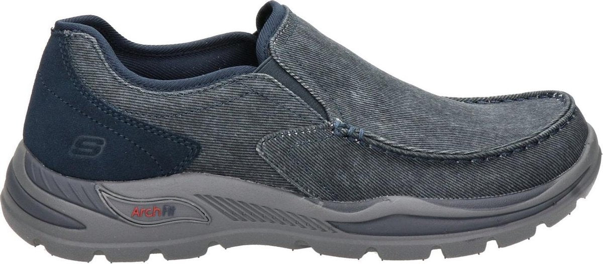 Skechers Arch Fit heren instapschoen - Blauw - Maat 41