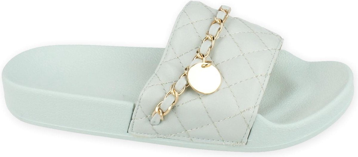 mode-mania SLIPPER BLAUW 38