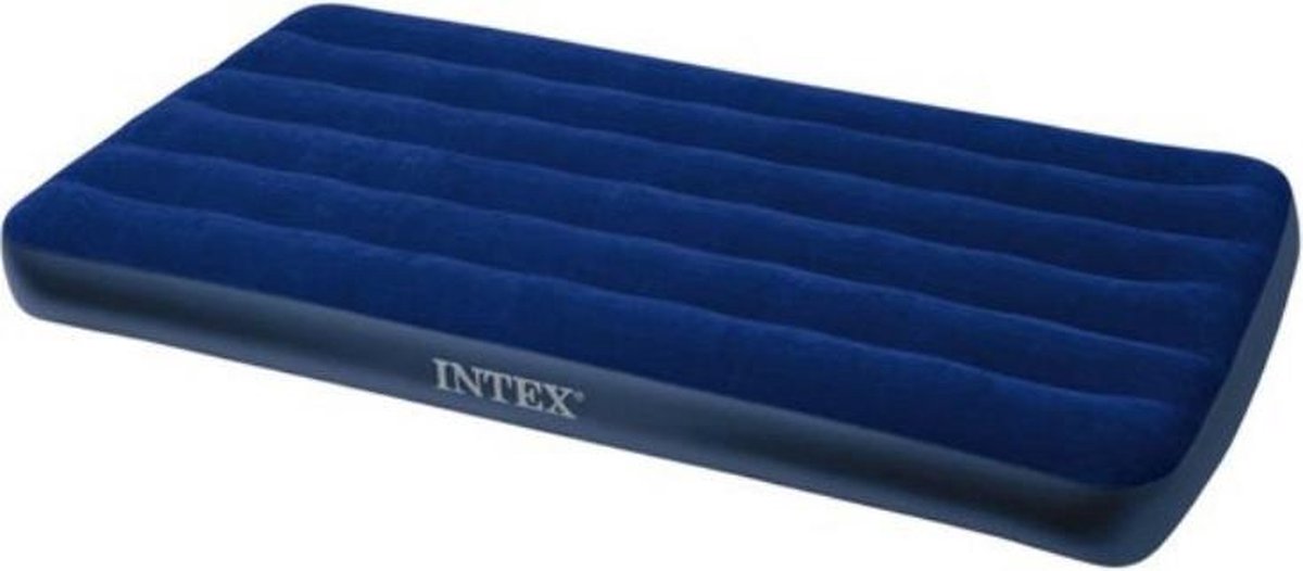 Intex luchtbed - 1 persoons - 191 x 76 x 22 cm - Tent - Kamperen - Festival