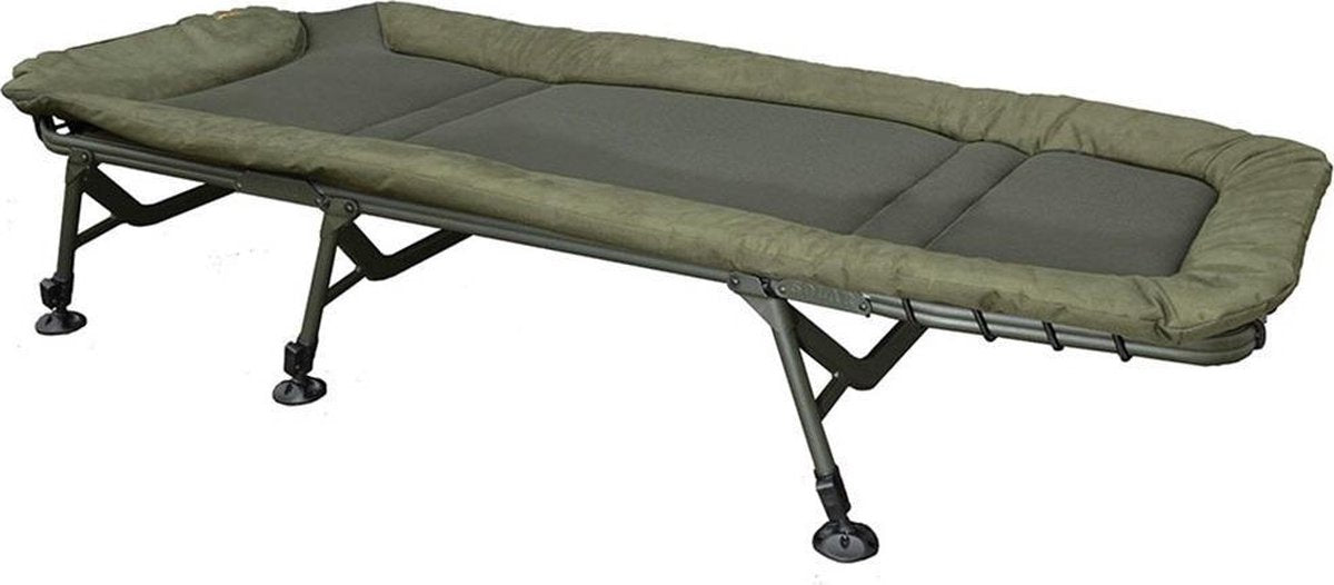 Solar Tackle Bedchair - Stretcher - Groen - 200 x 75 x 40 - Groen
