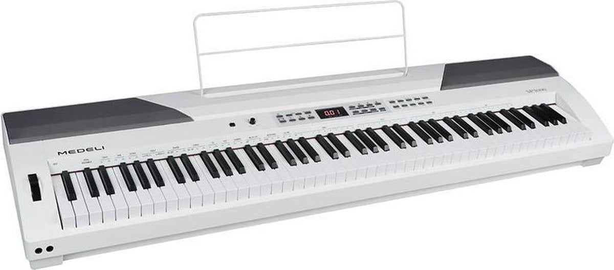 Digitale Piano - Medeli - Performer Series SP3000/WH- Piano - Beginner piano - Beginner keyboard - Keyboard voor beginner - Piano voor beginner - Piano voor kinderen - Piano voor volwassenen -