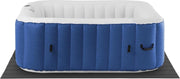 Uniprodo Opblaasbare whirlpool - 900 l - 6 personen - 130 jets - donkerblauw / wit