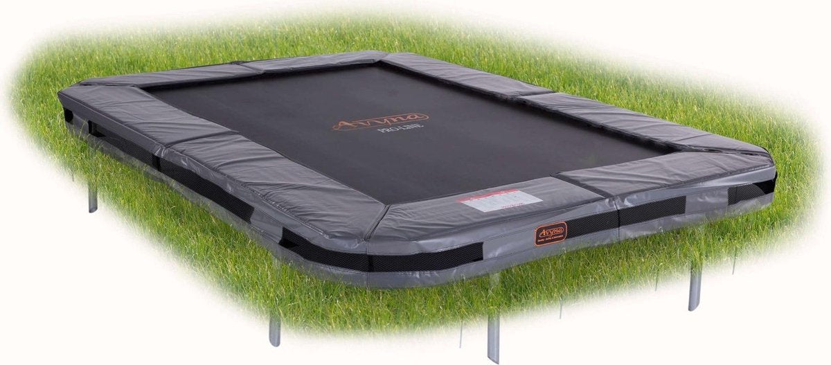 Avyna PRO-LINE InGround trampoline 203 (215x155) Grijs - Rechthoek
