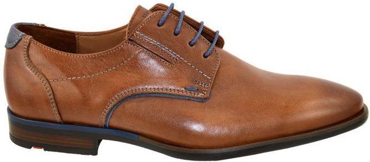 Lloyd -Heren -  cognac/caramel - geklede lage schoenen - maat 40