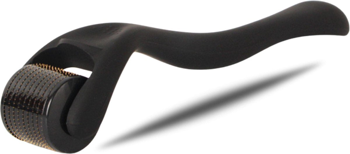 Dermaroller - 540 naalden - 0.5 titanium - Zwart