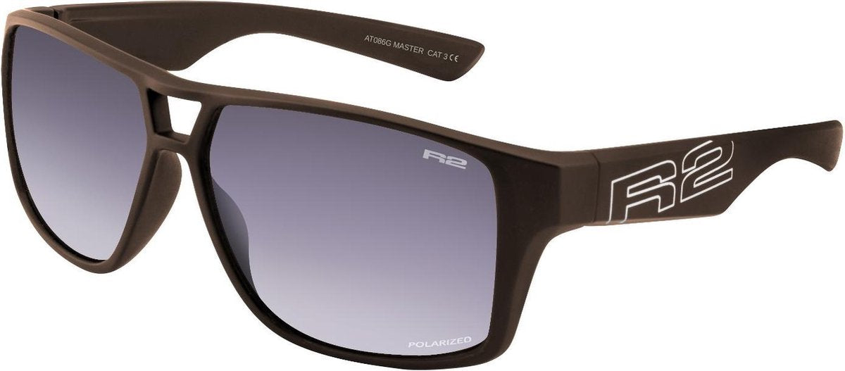 R2 Master Fietsbril - Sport Zonnebril Zwart