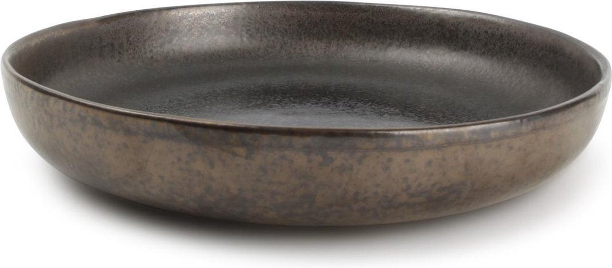 S&P STUDIO URBAN diep bord 21 cm gold graphite (set/4)