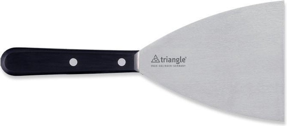 Triangle Bakspatel extra breed lemmet 10 cm 30 ABS RVS
