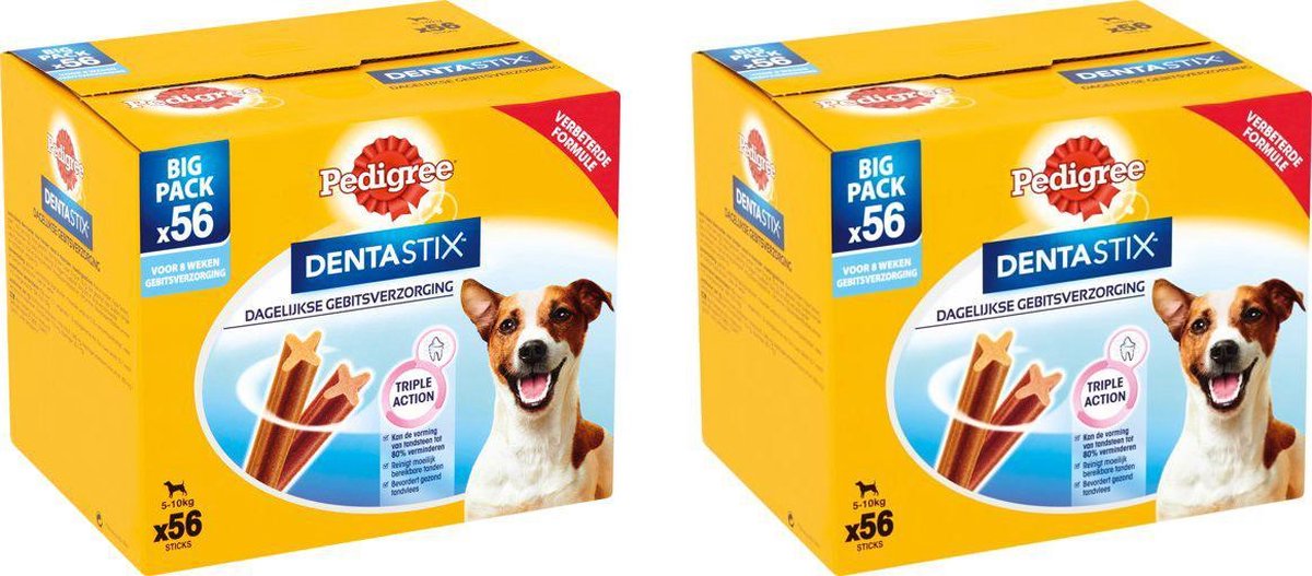 Pedigree Dentastix - Mini - Hondensnack - 112 stuks - 2 verpakkingen (56st)