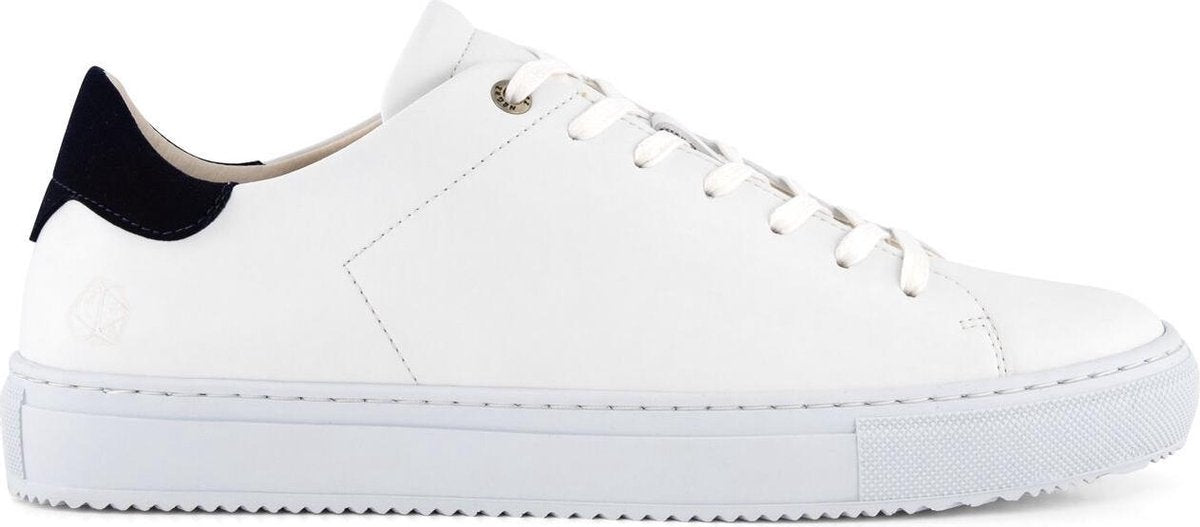 NoGRZ A.Pretzinger - Vegan Herensneakers - Veterschoenen - Blauw/Wit - Maat 40