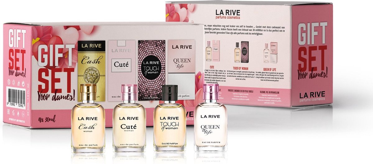 La Rive - Woman gift - Geurset - 1x 4 stuks