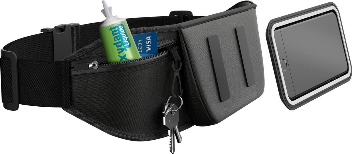Shapeheart Sports Bealt Zwart met telefoonhouder
