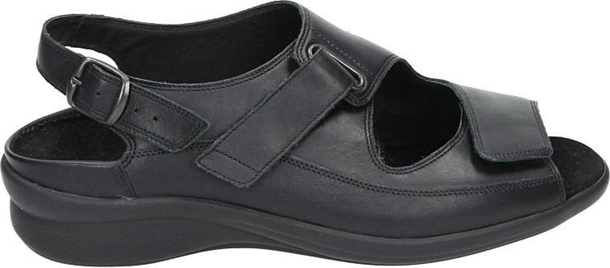 Durea 7178 H - Volwassenen Platte sandalenDames Sandalen - Kleur: Zwart - Maat: 42.5