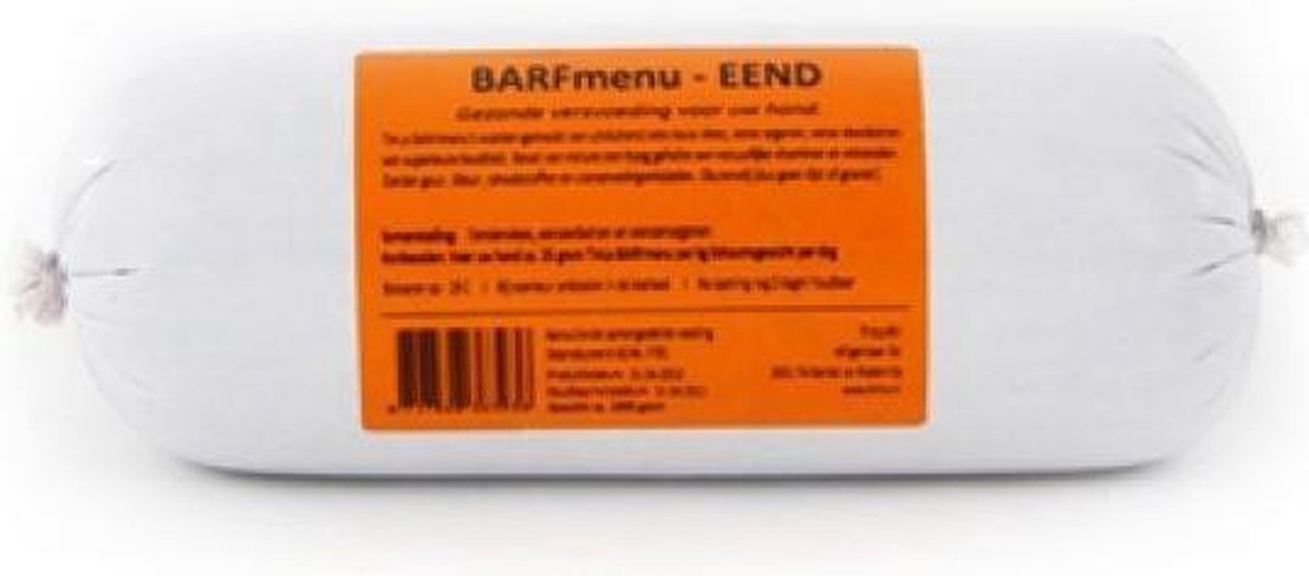 Barfmenu Natvoer eend 20x250 gr
