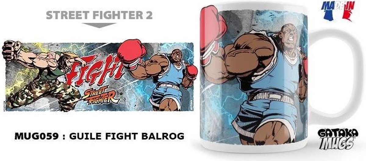 STREET FIGHTER - Mug - Guile Fight Balrog