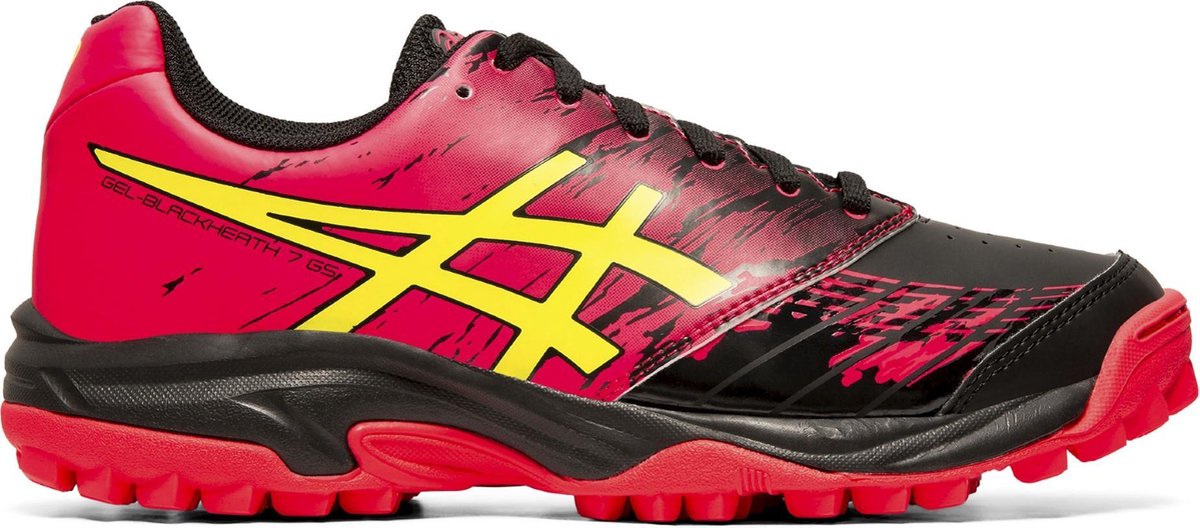 Asics Sportschoenen - Maat 35.5--CONVERTMeisjesKinderen - zwart/roze/geel