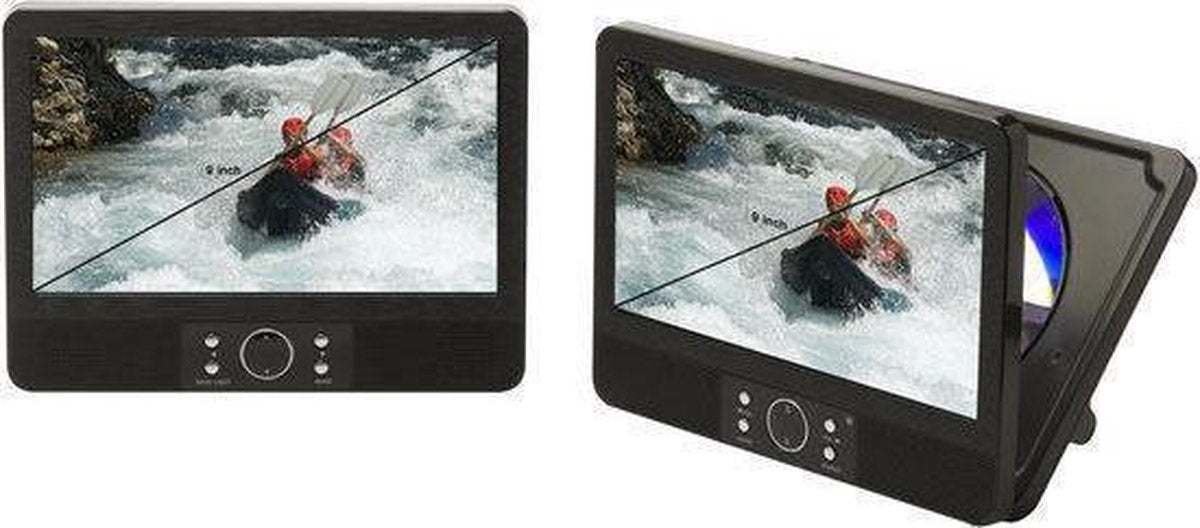 Difrnce PDVD9010TWIN - Portable dvd-speler met 2 schermen - 9 inch