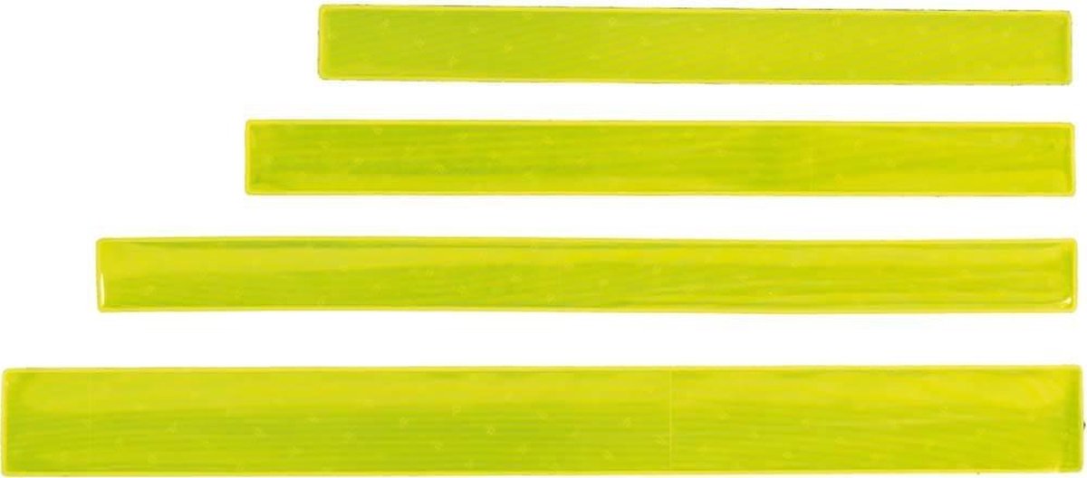 Wowow Reflectie-armband Snap Wrap 3 X 44 Cm Staal Geel
