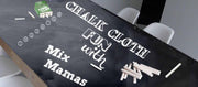 MixMamas Schoolbord Tafelzeil - 120 x 120 cm - Zwart