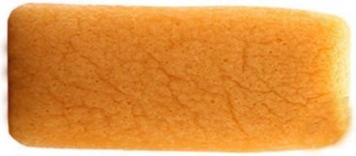 Konjac Spons Rechthoek Oranje