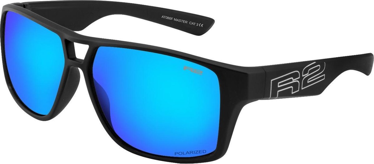 R2 Master Fietsbril - Sport Zonnebril Zwart