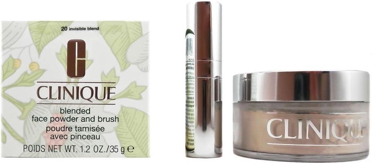 Clinique Blended Face Powder And Brush - 20 Invisible Blend