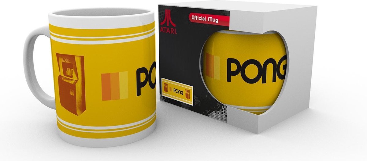 Atari Mug - Yellow Pong