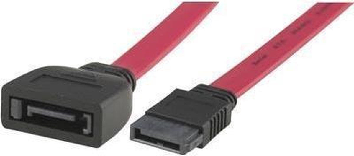 Deltaco - Seriële SATA kabeladapter - van Sata 7pin plug naar Sata 7pin Jack