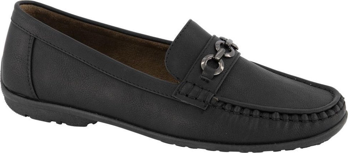 Easy Street Dames Zwarte loafer gesp - Maat 37