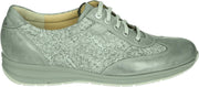 Durea 6164 G - Volwassenen Dames veterschoenen - Kleur: Grijs - Maat: 42.5