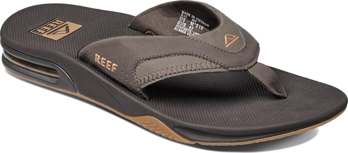 Reef Fanning Heren Slippers - Brown/Gum - Maat 45