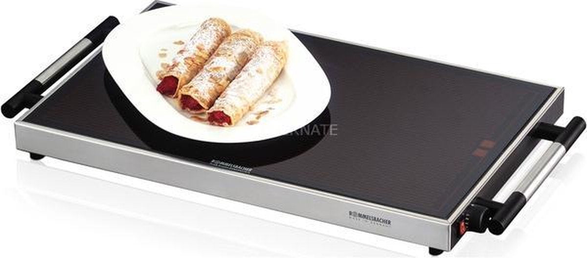 Duurzame Rommelsbacher WPR 305/E 300W Roestvrijstaal voedingopwarmer | warmhoudplaat | bordenwarmer | voedselwarmer