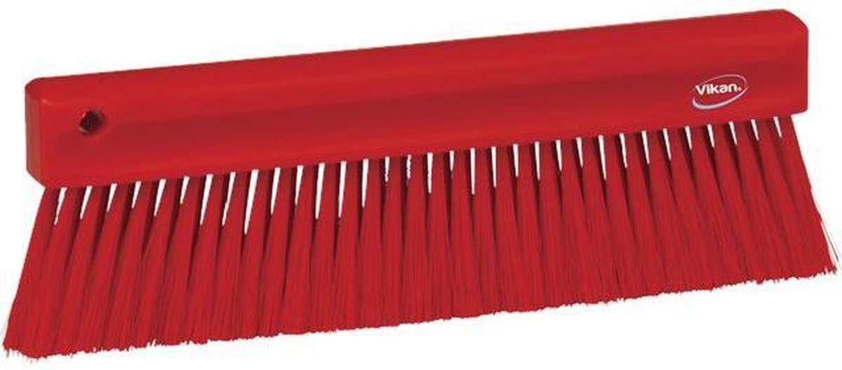 Vikan Hygiene 45824 poederveger rood zacht 30cm