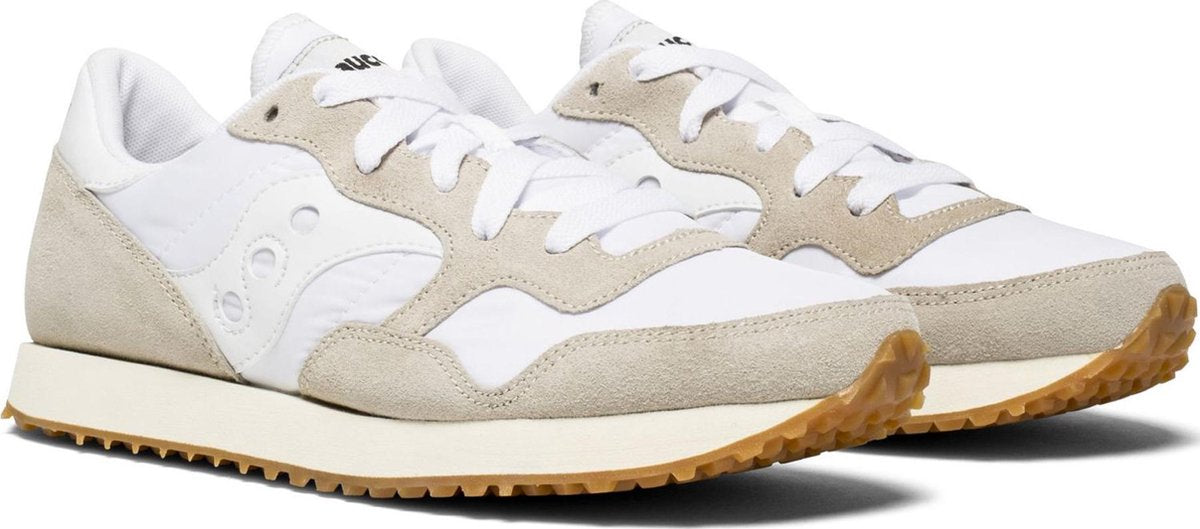Saucony DXN Trainer Vintage Sneaker Dames Sneakers - Maat 35.5 - Vrouwen - grijs/wit