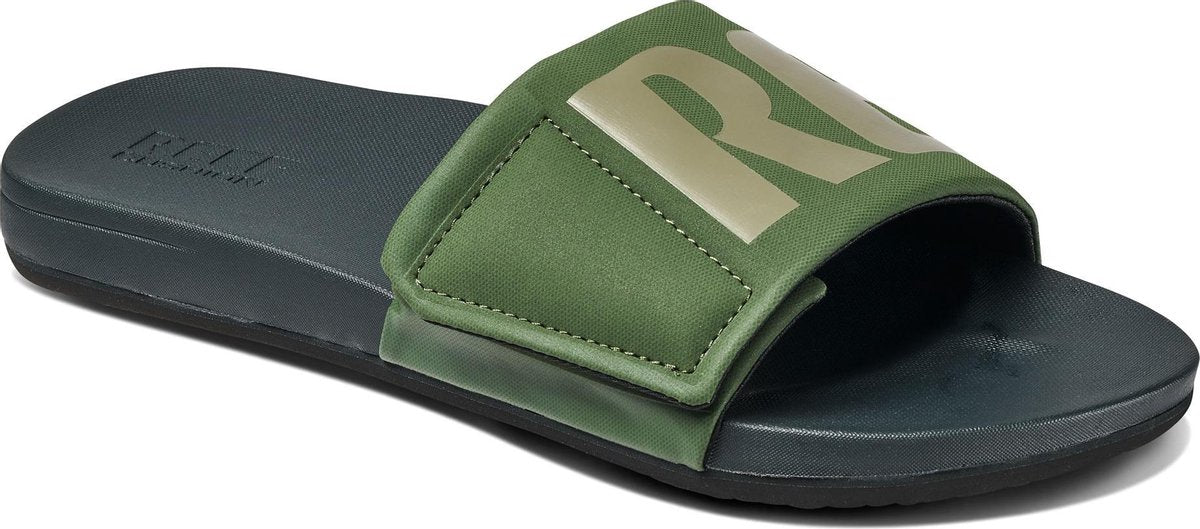 Reef Slippers - Maat 43 - Mannen - groen - goud - zwart