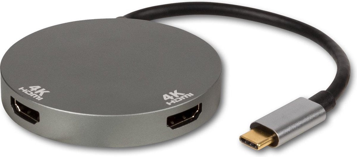 SBVR EV17 | 2 in 1 USB-C Adapter | 2* HDMI (4K@60Hz) | Voor o.a. MacBook - HP - Samsung - Dell