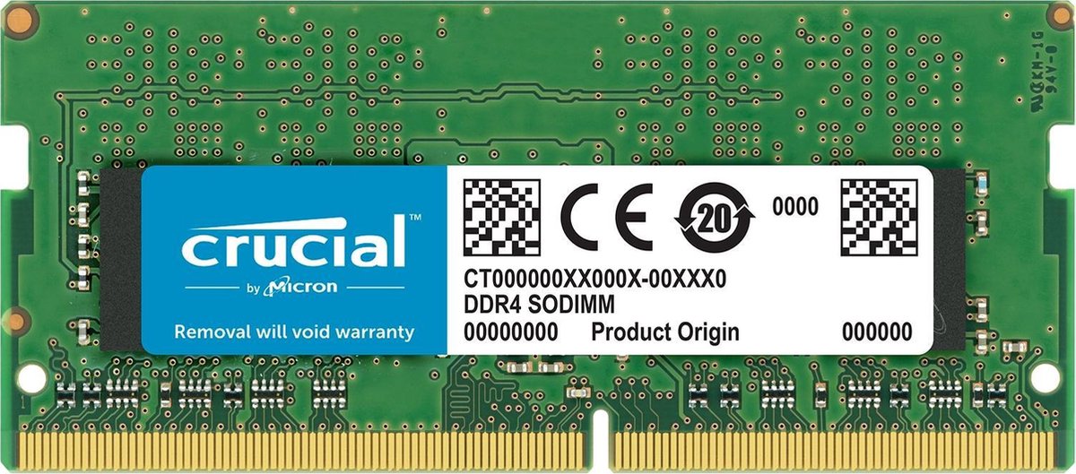 Crucial CT16G4SFD824A 16GB DDR4 SODIMM 2400MHz (1 x 16 GB)