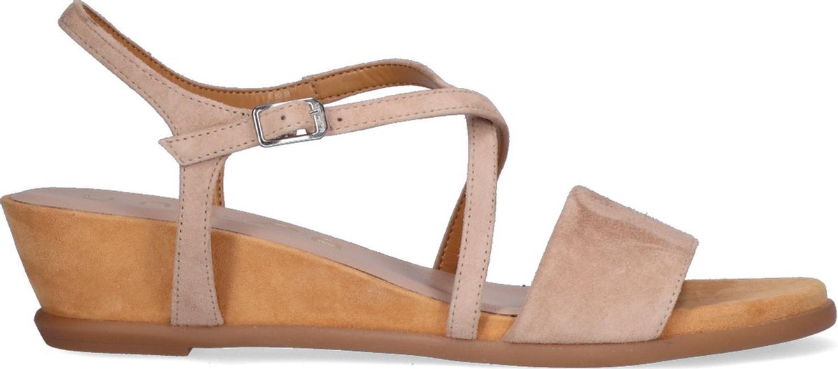 Unisa Bakiosin Sandalen - Met Sleehak - Dames - Beige - Maat 38