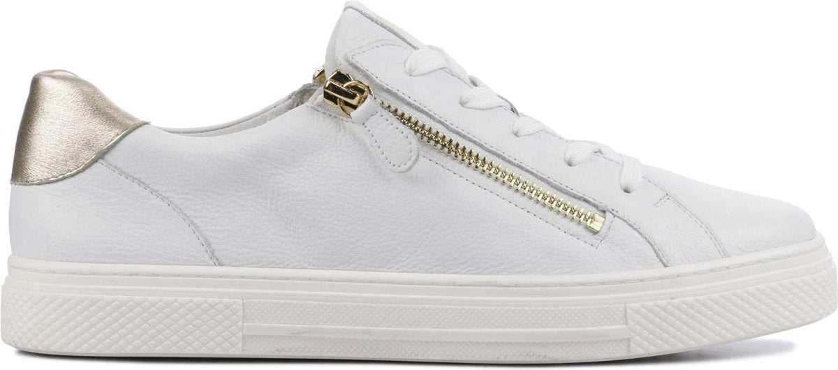 Hassia Vrouwen Leren Lage sneakers / Damesschoenen 301238 - Wit - Maat 42.5