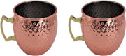 FRIDAY MIXERS - Moscow Mule Bekers - Set 2 stuks – Koperen uitstraling – 550 ml – drinkbeker – beker - cocktailbekers - cocktail - Moscow mule cup - cups