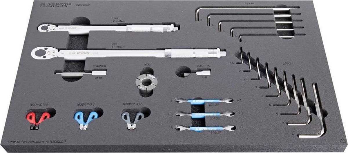 SET FIETSGEREEDSCHAP IN SOS TOOL TRAY