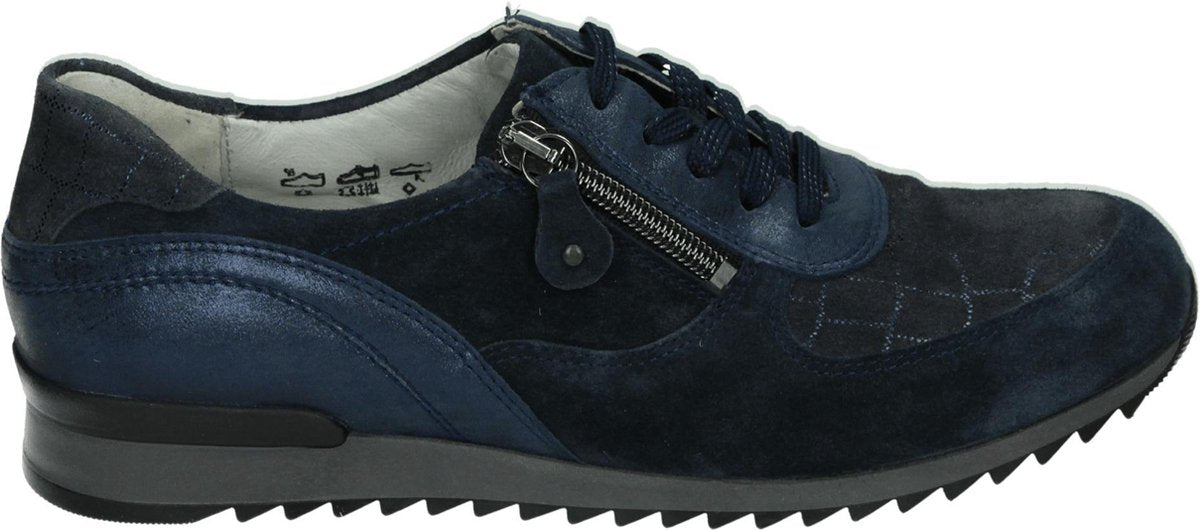 Waldlaufer 370022 Hurly - Volwassenen Lage sneakers - Kleur: Blauw - Maat: 41