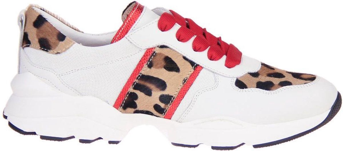 Maripé Wit-Rode Sneaker