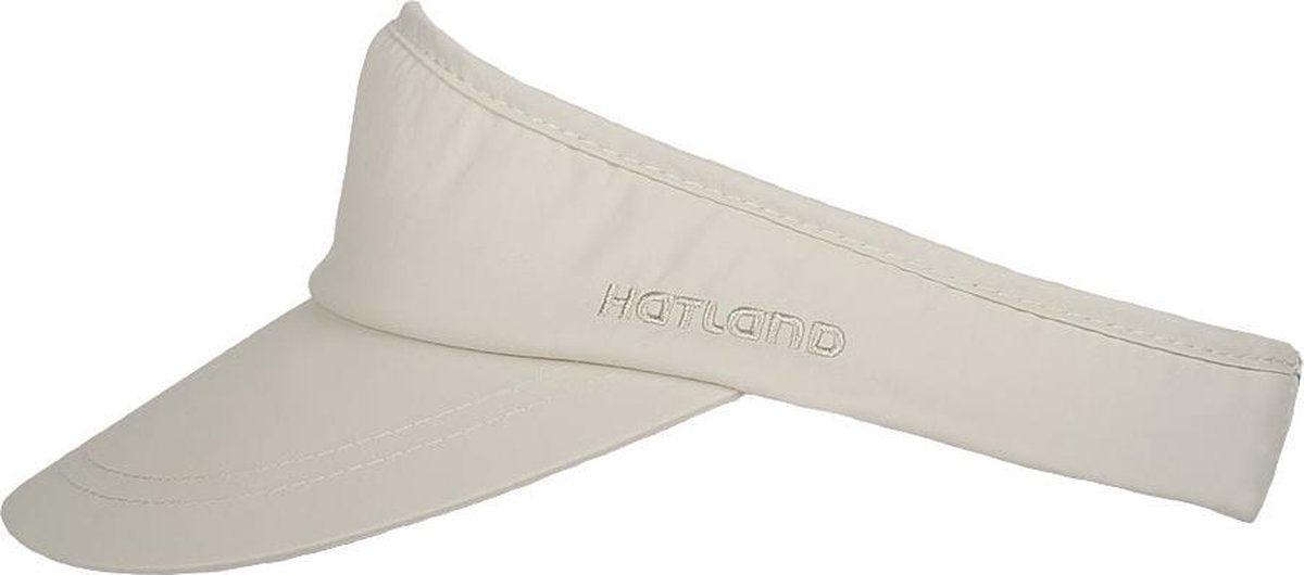 Hatland - Verkoelende zonneklep voor heren - Novel - Gebroken wit - maat Onesize